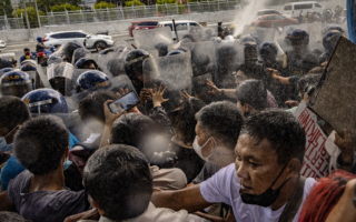 Marcos’ proclamation marred by violent dispersal of protesters